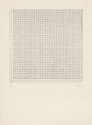 Lot 8300, Auction  127, Uecker, Günther, Nagelreihung
