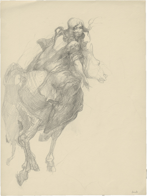 Lot 8321, Auction  127, Zander, Heinz, Reiterin