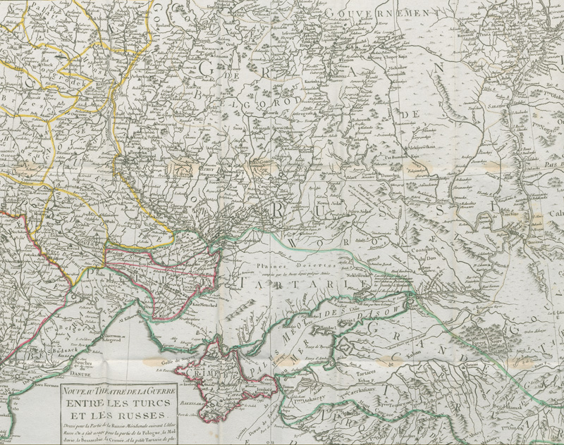 Lot 122, Auction  127, Buret de Longchamps, Pierre-Nicolas, Nouveau Théatre de la guerre entre les Turcs et les Russes