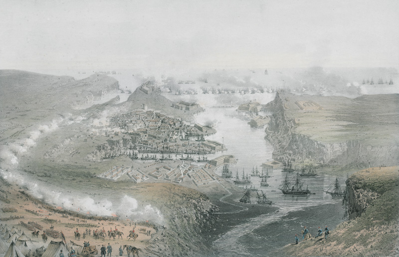 Lot 126, Auction  127, Clerget, Hubert, Bombardement de Sébastopol 1854