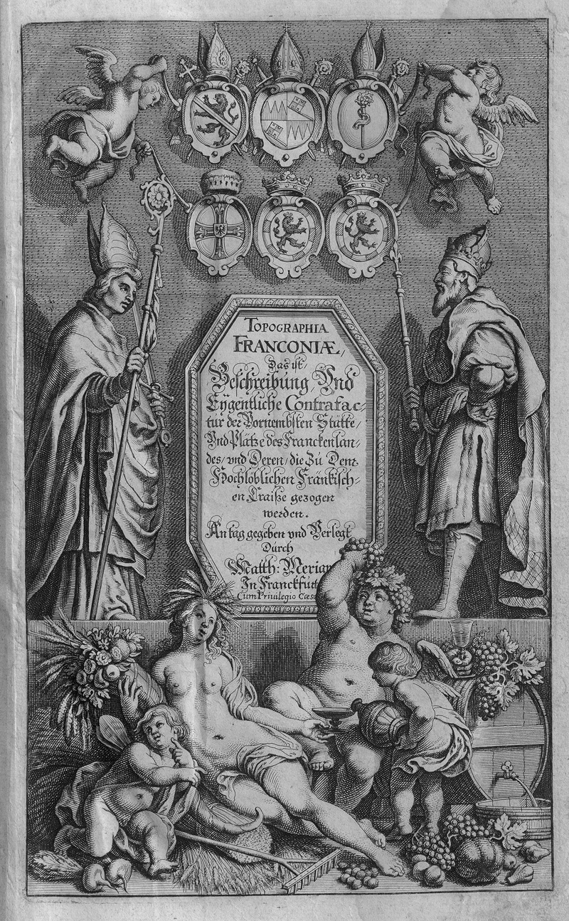 Lot 222, Auction  127, Merian, Matthäus und Zeiller, Martin, Topographia Franconiae