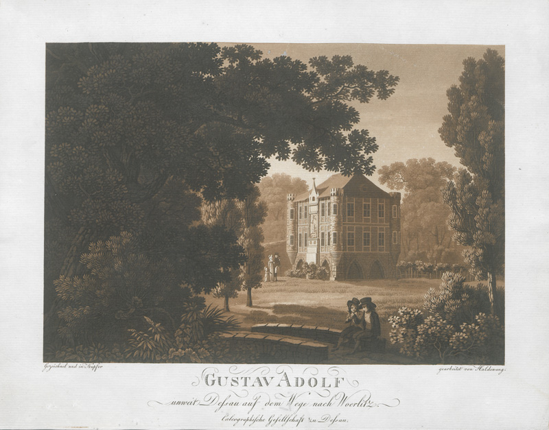 Lot 234, Auction  127, Wörlitz, Gustav Adolf unweit Dessau auf dem Wege nach Woerlitz