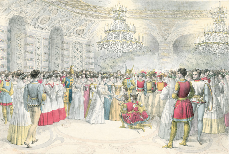 Lot 239, Auction  127, Beschreibung des Festes, Der Zauber der weißen Rose