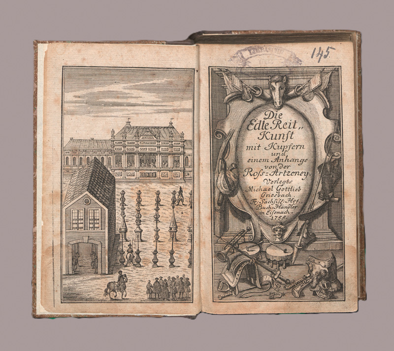 Lot 372, Auction  127, Griesbach, Michael Gottlieb, Edle Reit-Kunst mit Kupfern und einem Anhange von der Roß-Artzeney