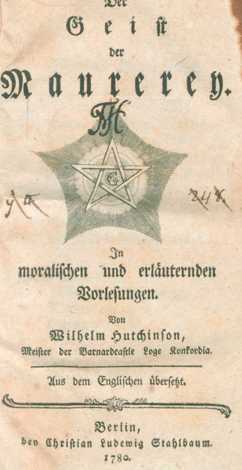 Lot 426, Auction  127, Geist der Maurerey, Der, Der Geist der Maurerey