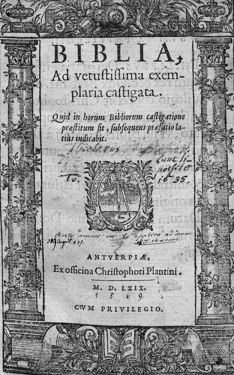 Lot 1089, Auction  127, Biblia latina, Biblia, ad vetustissima exemplaria castigata