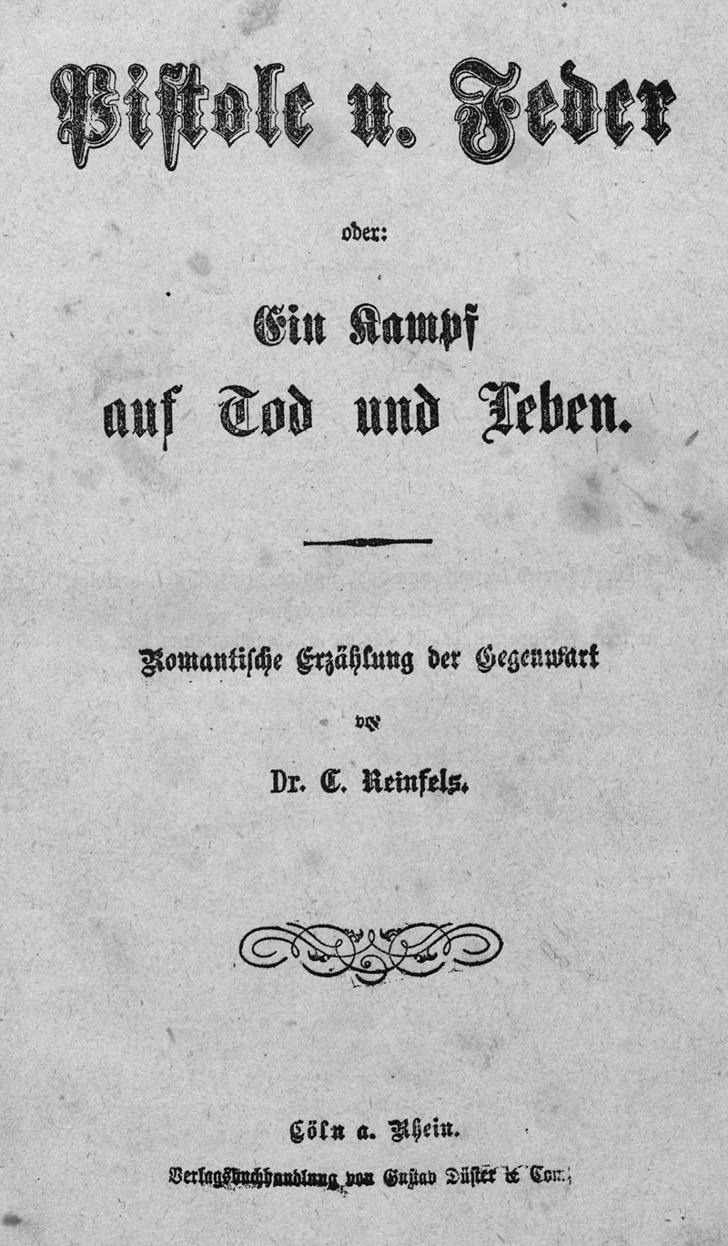 Lot 2097, Auction  127, Reinfels, C., Pistole u. Feder