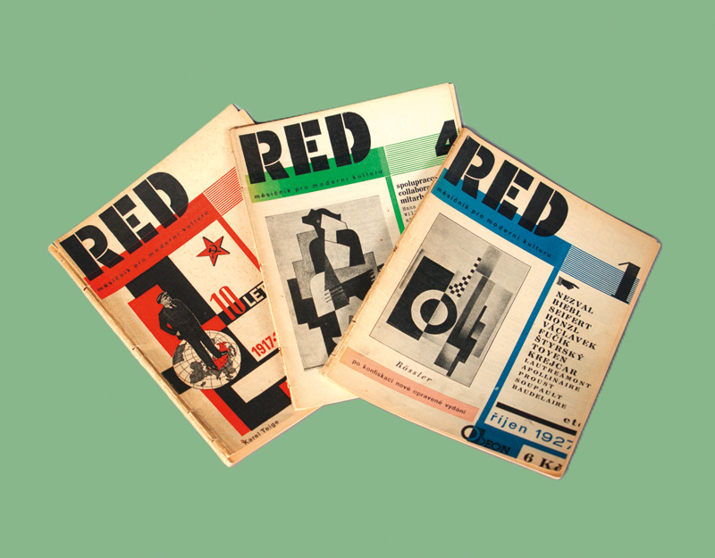 Lot 3281, Auction  127, ReD, Revue Svazu moderní kultury Devetsil - 3 Hefte