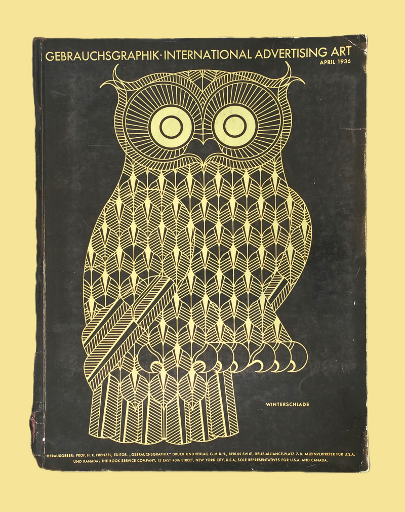 Lot 3373, Auction  127, Gebrauchsgraphik, Vol. XIII, No. 4 (mit Ausstellungsprospekt von H. Bayer)