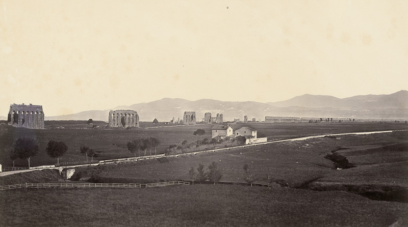 Lot 4012, Auction  127, Anderson, James and Unknown, Panoramic view of Roman Campagna to the Alban Hills, etc.