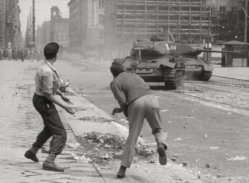 Lot 4175, Auction 127, GDR Uprising June 17, 1953, Uprising East Berlin, Leipziger Straße and Potsdamer Platz. June 17, 1953
