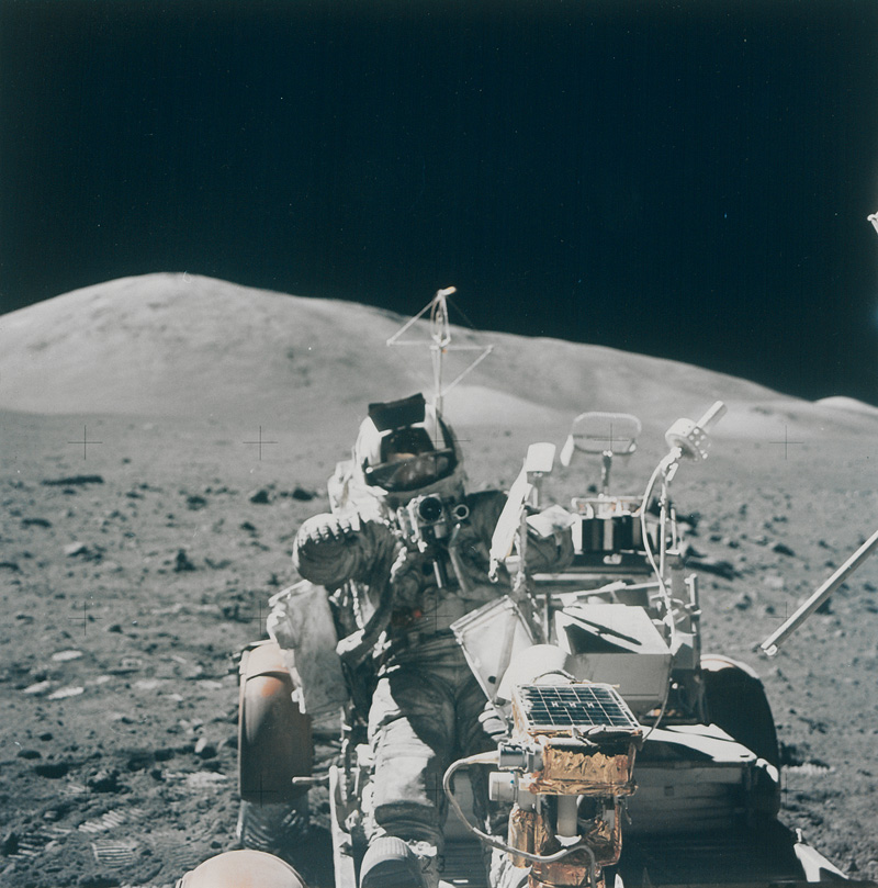 Lot 4249, Auction  127, NASA, Harrison Schmitt in the LRV, Apollo 17. Dec. 11,1972