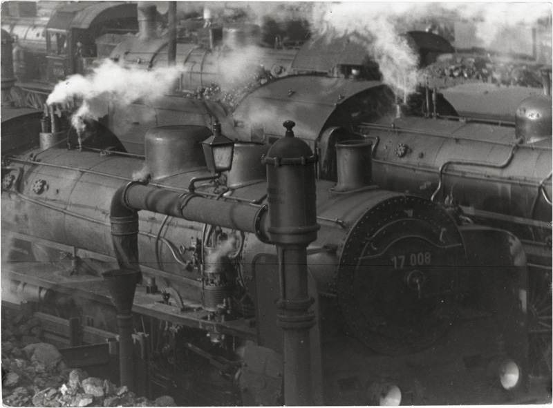 Lot 4315, Auction  127, Wolff, Dr. Paul, Locomotives at Frankfurt main train station