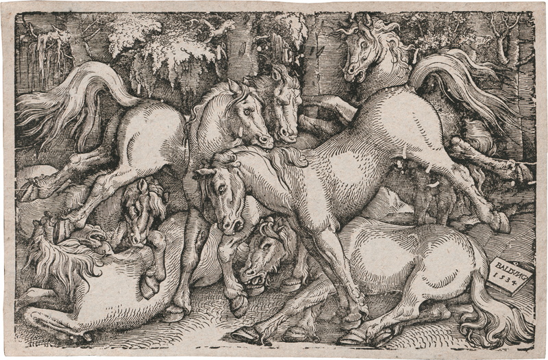 Lot 5006, Auction  127, Baldung, Hans, Sie sieben Pferde