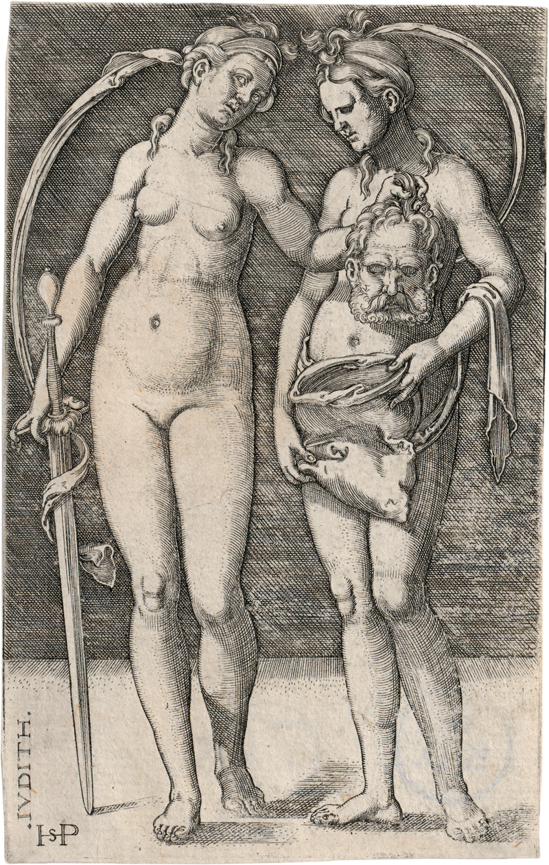 Lot 5012, Auction  127, Beham, Sebald, Judith mit dem Haupt des Holofernes