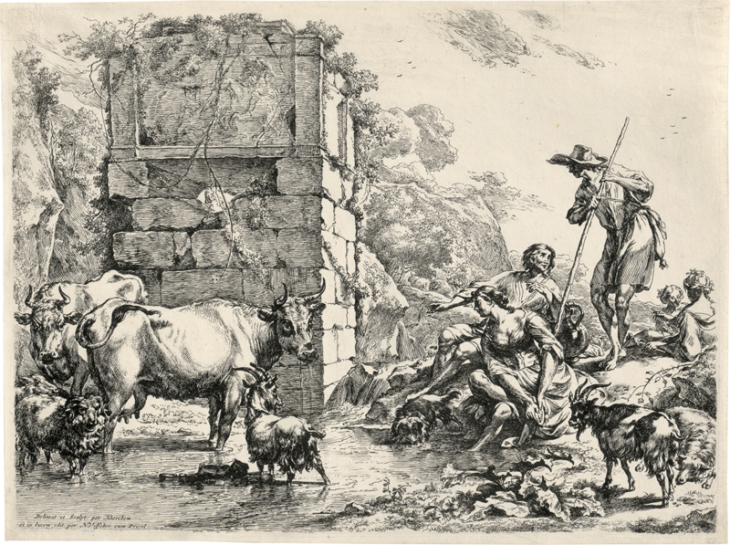 Lot 5019, Auction  127, Berchem, Nicolaes Pietersz., Die Kuhtränke