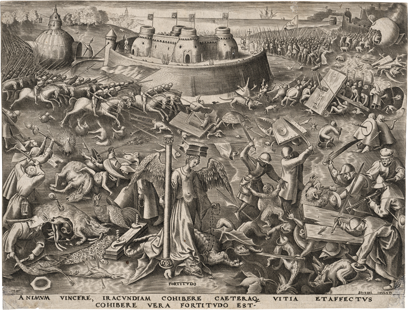 Lot 5035, Auction 127, Bruegel d. Ä., Pieter, Fortitudo -Tapferkeit