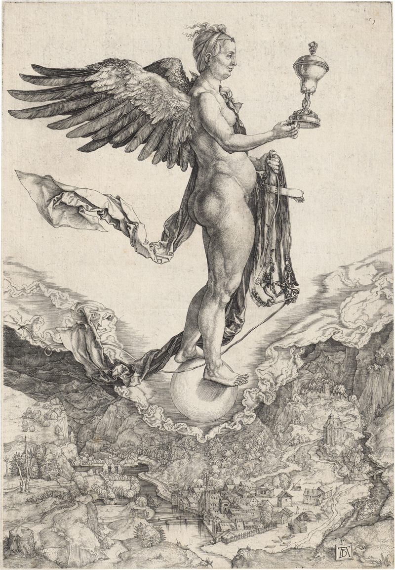 Lot 5073, Auction  127, Dürer, Albrecht, Die Nemesis oder: Das große Glück
