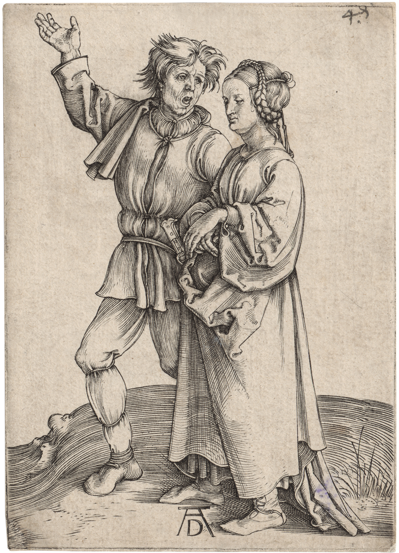 Lot 5075, Auction 127, Dürer, Albrecht, Der junge Bauer und seine Frau