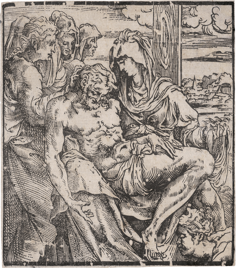 Lot 5131, Auction 127, Italienisch, um 1540-50. Die Beweinung Christi.