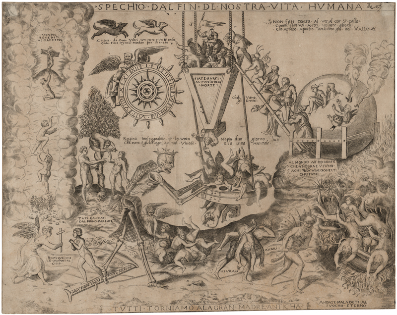 Lot 5132, Auction 127, Italienisch, Spechio dal Fin della nostra vita humana