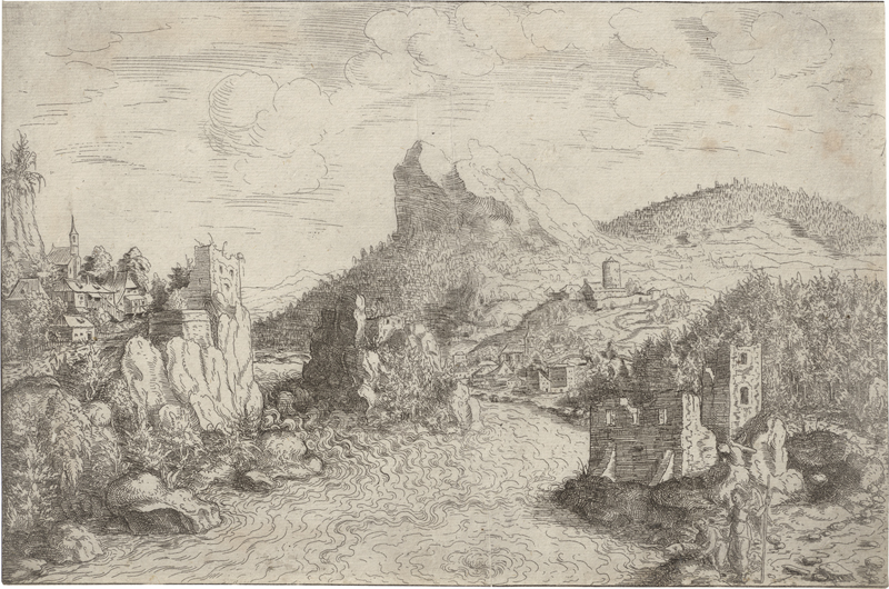 Lot 5138, Auction  127, Lautensack, Hanns, Tobias mit dem Engel an einem Fluss 