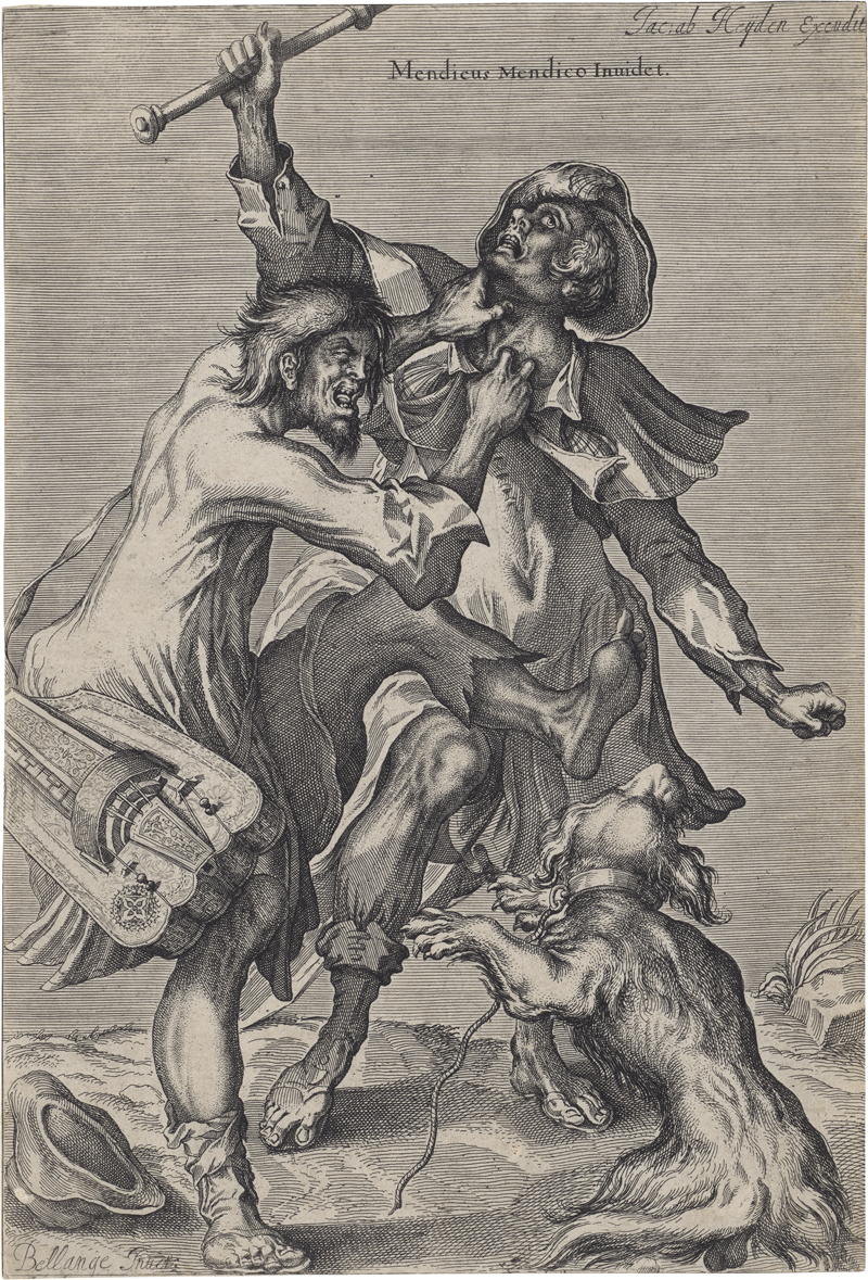 Lot 5158, Auction 127, Merian d. Ä., Matthäus, Zwei raufende Bettler