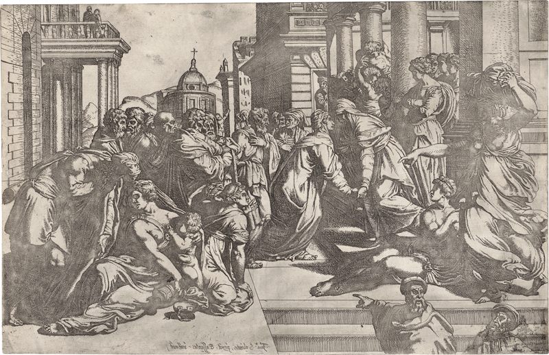 Lot 5183, Auction  127, Passarotti, Bartolomeo, Die Heimsuchung