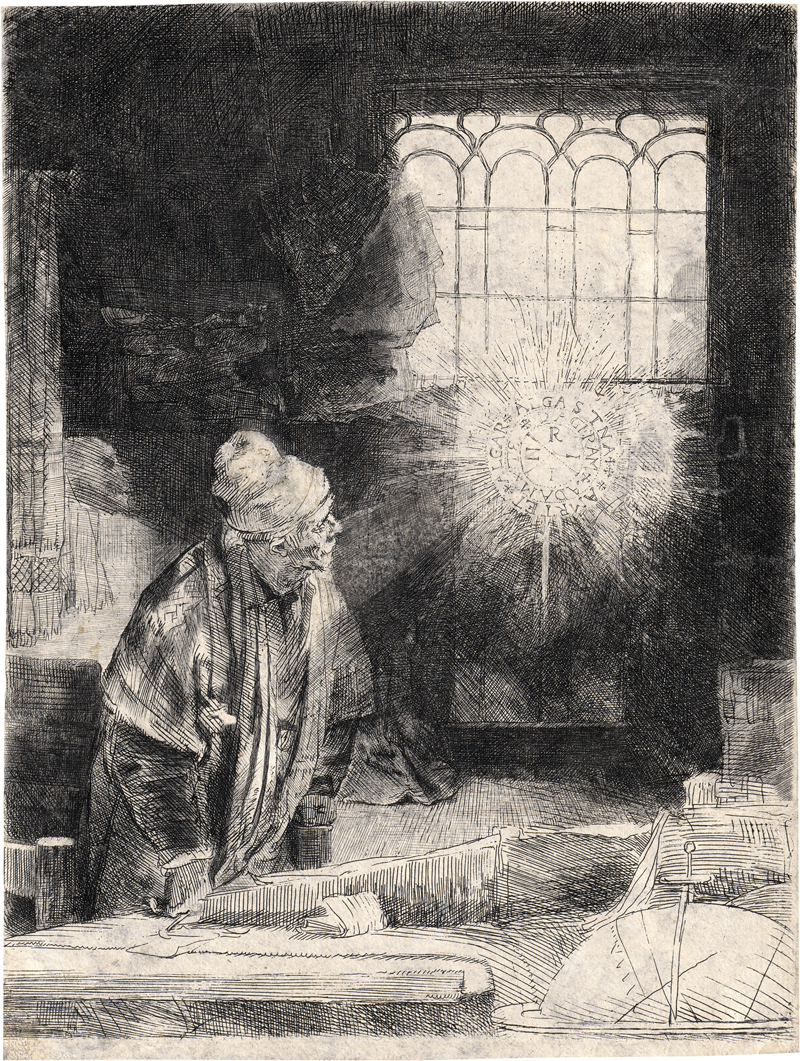 Lot 5207, Auction 127, Rembrandt Harmensz. van Rijn, Gelehrter in seiner Stube, genannt: Faust