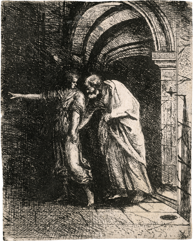 Lot 5210, Auction  127, Rembrandt Harmensz. van Rijn - Schule, Der Engel befreit Petrus