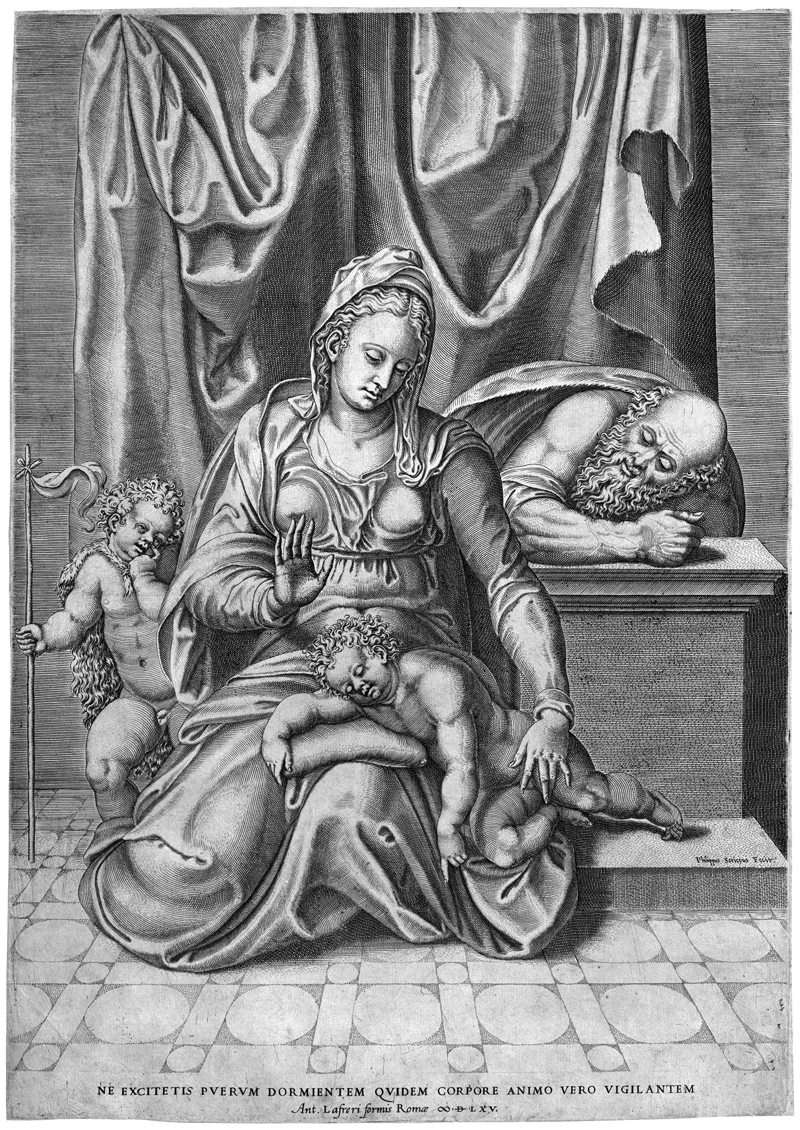 Lot 5231, Auction  127, Soye, Philippe de, Die Heilige Familie mit dem Johannesknaben