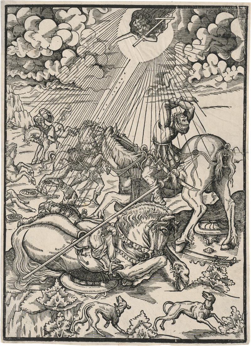 Lot 5246, Auction  127, Weigel, Martin, Die Bekehrung des Saulus