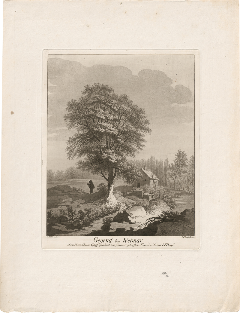 Lot 5252, Auction  127, Bause, Johann Friedrich, Gegend bey Weimar