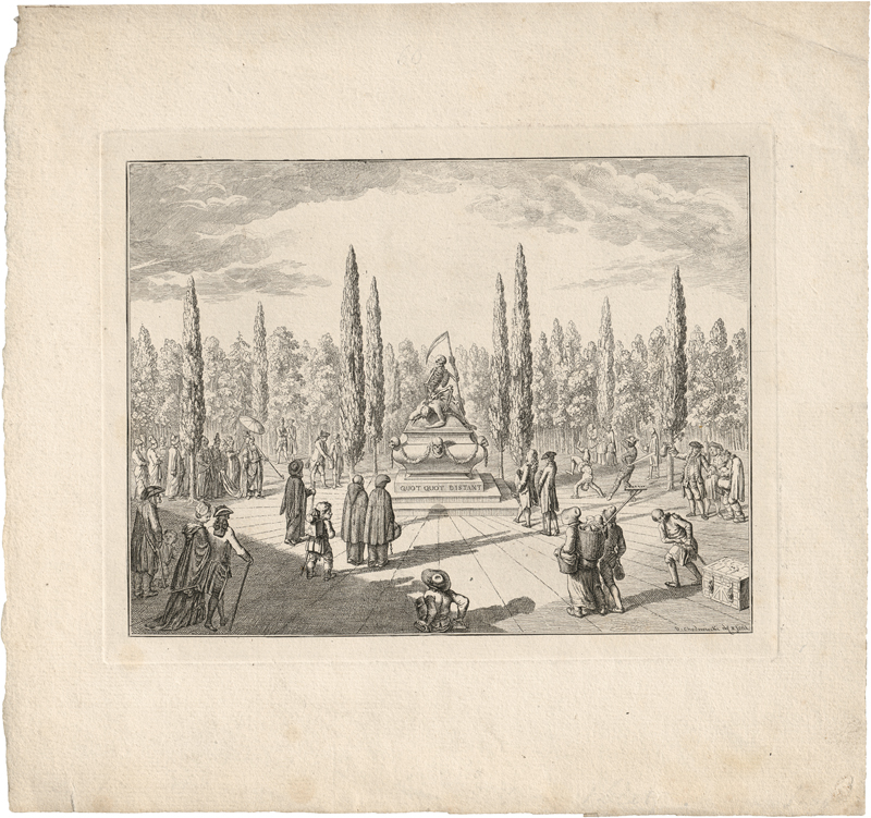 Lot 5255, Auction  127, Chodowiecki, Daniel Nikolaus, Die Gleichheit aller Stände im Grab