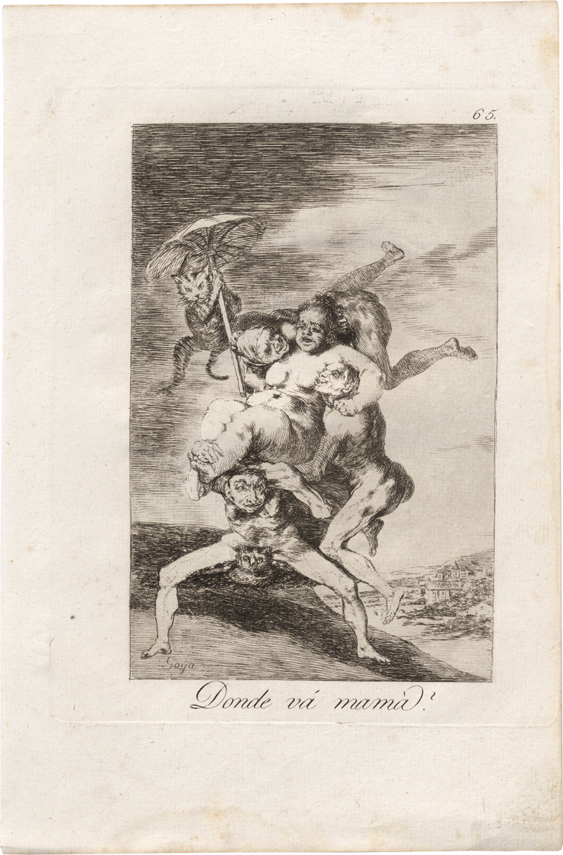 Lot 5269, Auction  127, Goya, Francisco de, Donde vá mamà?