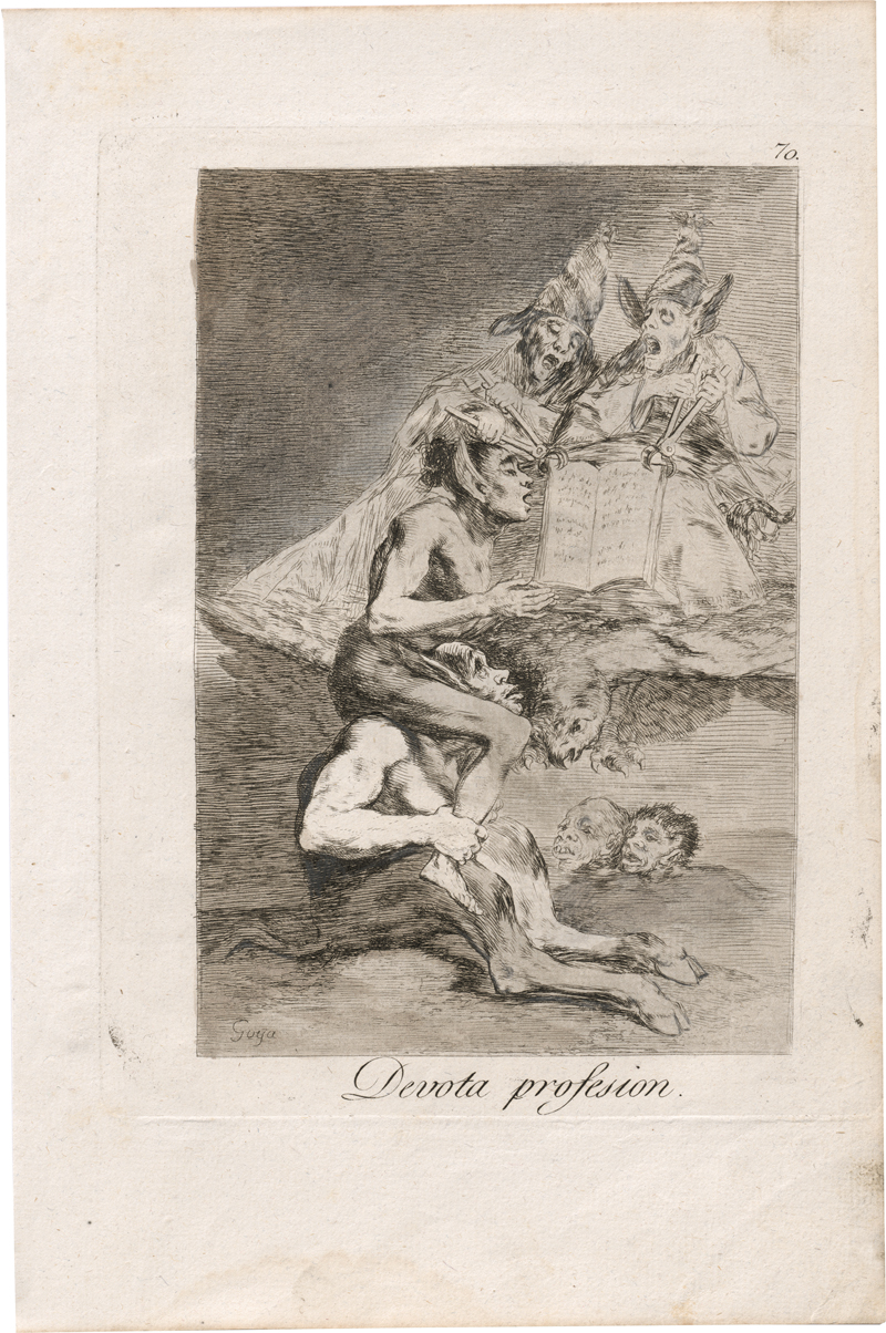 Lot 5270, Auction 127, Goya, Francisco de, Devota prefesion