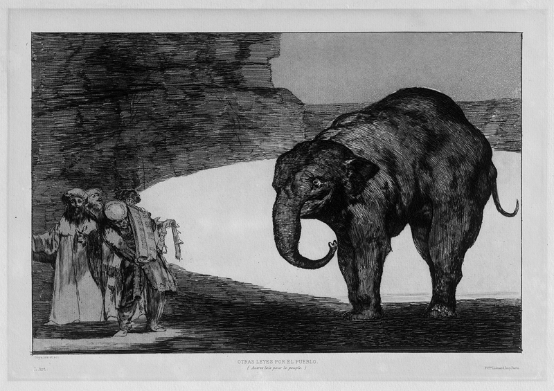 Lot 5276, Auction 127, Goya, Francisco de, Disparate de Bestia (Otras leyes por el pueblo).