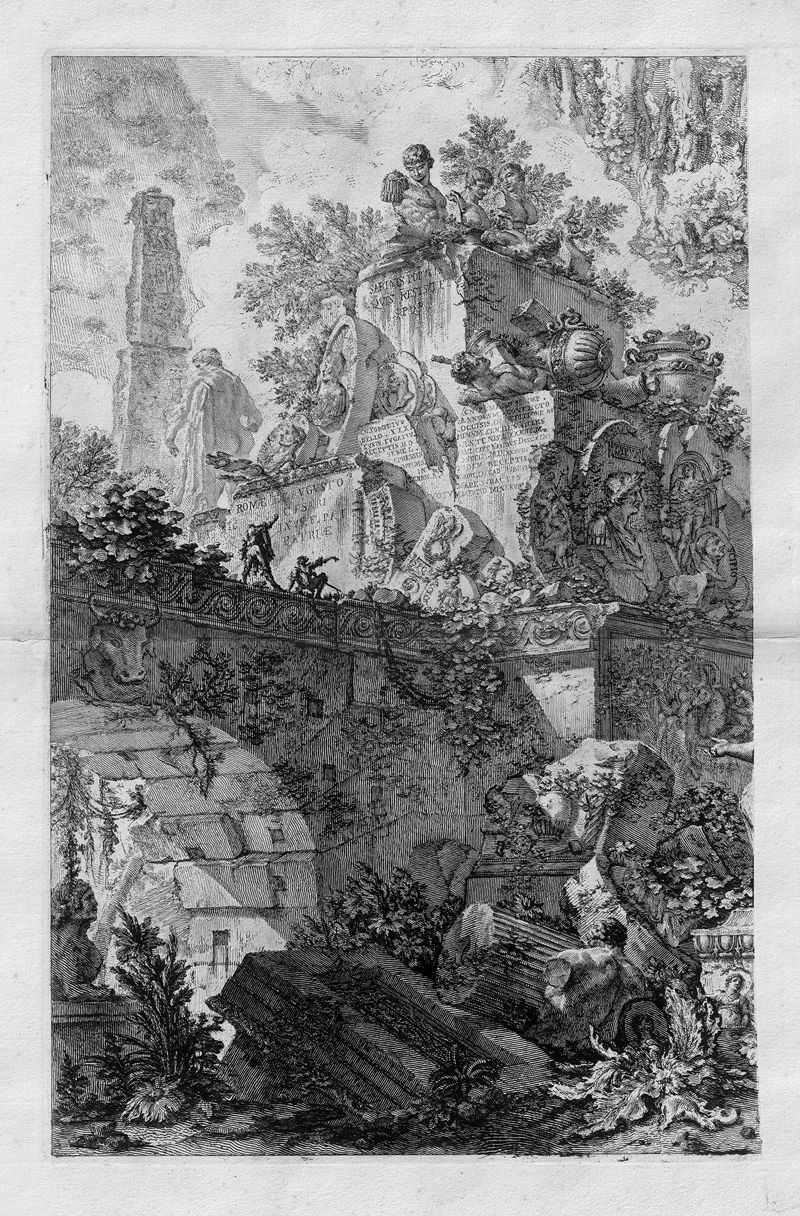 Lot 5290, Auction 127, Piranesi, Giovanni Battista, Frontispiz mit der Statue der Minerva