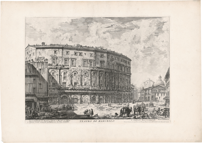 Lot 5292, Auction 127, Piranesi, Giovanni Battista, Teatro di Marcello