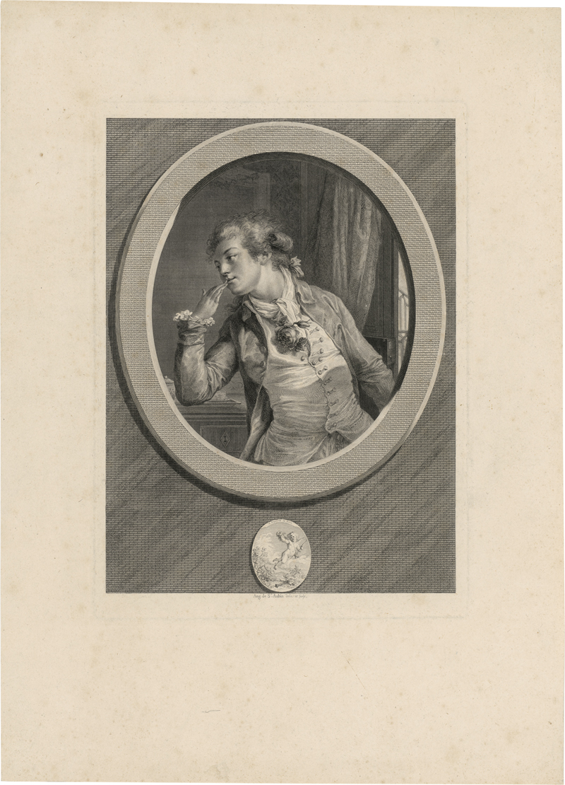 Lot 5296, Auction 127, Saint-Aubin, Augustin de, Au moins soyez discrets; Comptez sur mes serments