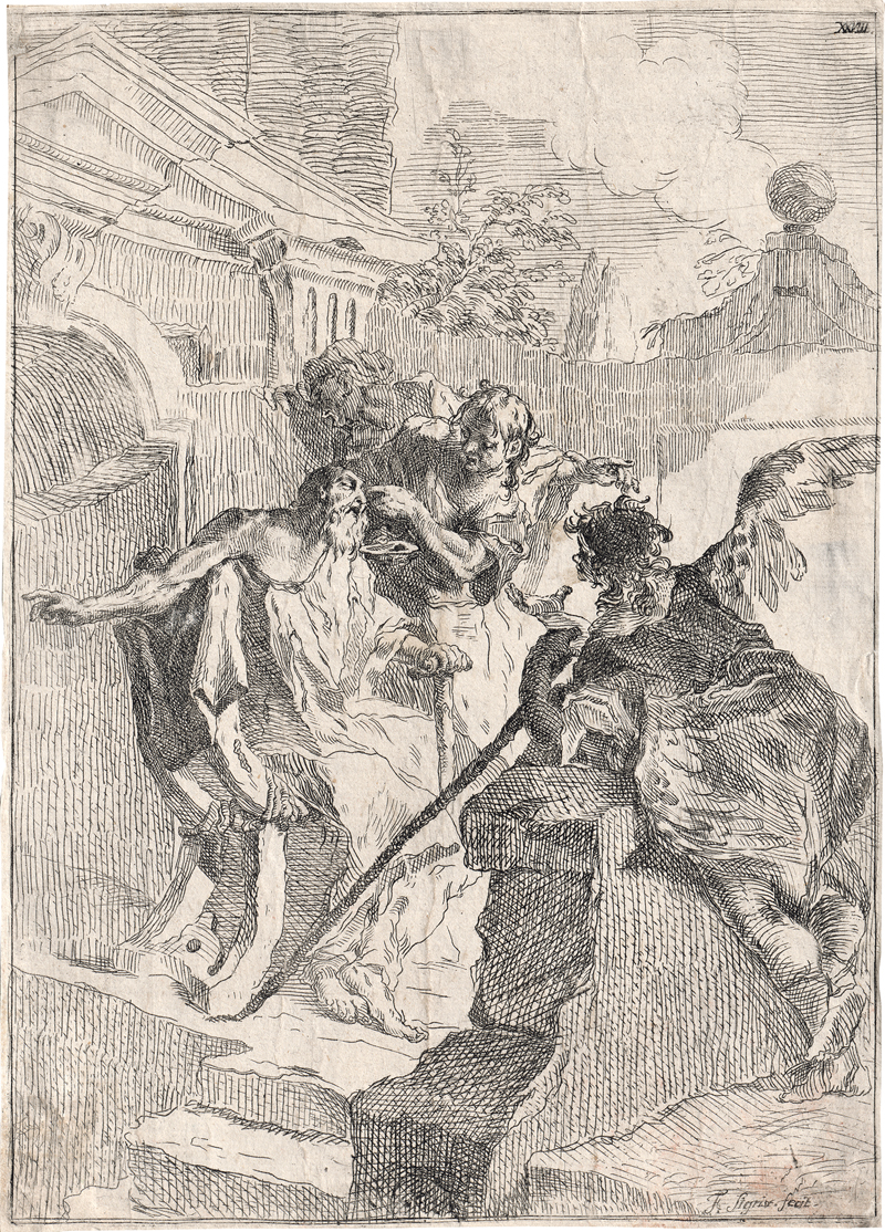 Lot 5303, Auction 127, Sigrist, Franz, Tobias heilt seinen Vater mit der Fischgalle