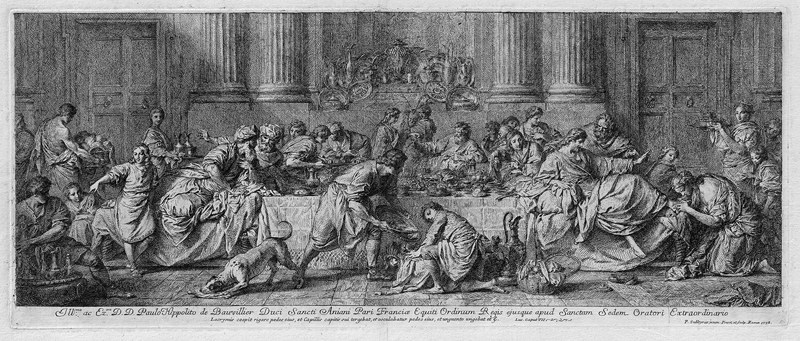Lot 5306, Auction 127, Subleyras, Pierre, Das Gastmahl im Hause des Simon
