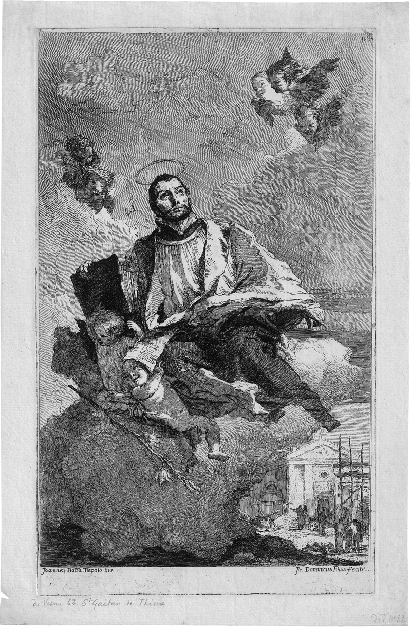 Lot 5312, Auction 127, Tiepolo, Giovanni Domenico, Der hl. Gaetano von Thiene