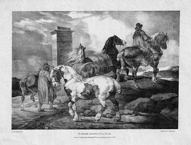 Lot 5341, Auction  127, Géricault, Théodore, Horses going to a fair
