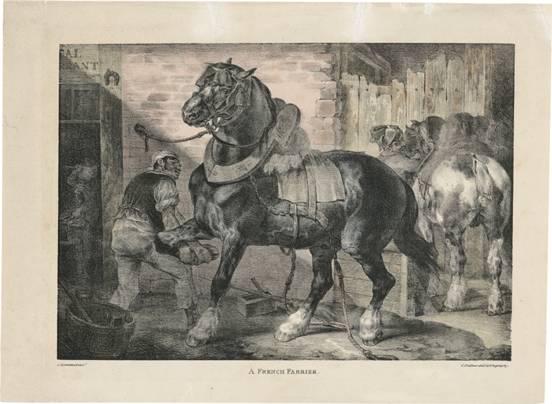 Lot 5342, Auction  127, Géricault, Théodore, A French Farrier