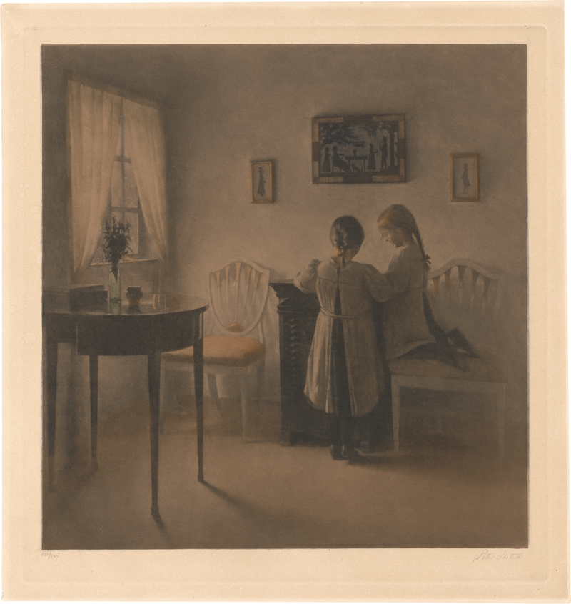 Lot 5353, Auction  127, Ilsted, Peter, Zwei spielende Mädchen