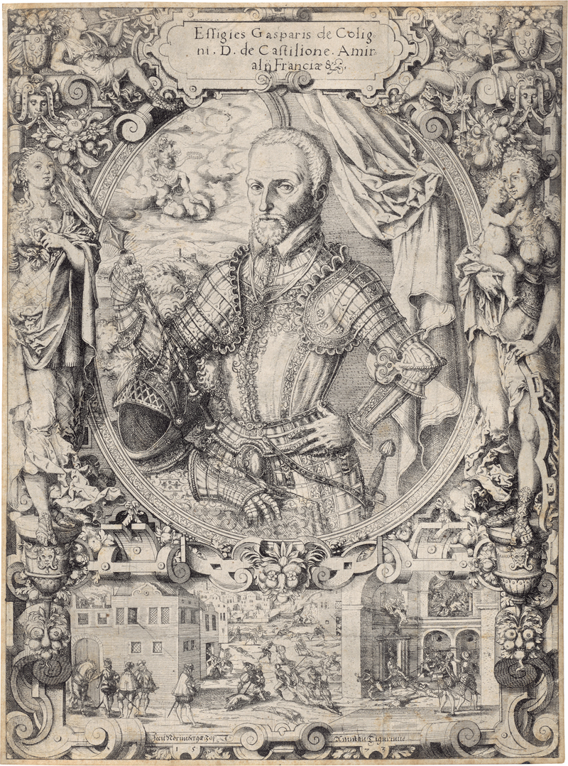 Lot 5434, Auction  127, Amman, Jost, Bildnis der Hugenottenführers Gaspard de Coligny
