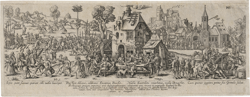 Lot 5455, Auction  127, Bry, Johann Theodore de, Die Dorfkirchweih