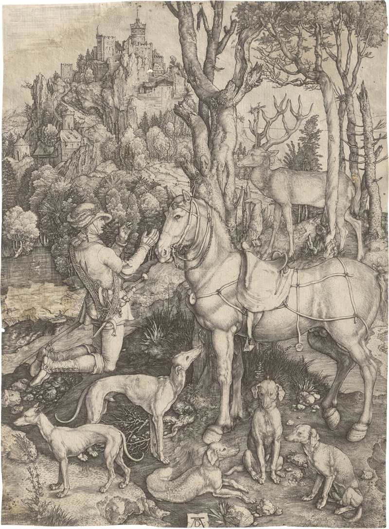 Lot 5483, Auction  127, Dürer, Albrecht, Der hl. Hubertus, auch Eustachius genannt