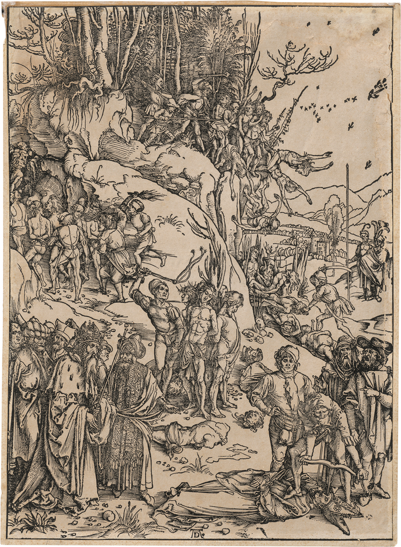 Lot 5497, Auction  127, Dürer, Albrecht, Marter der Zehntausend von Nikomedien